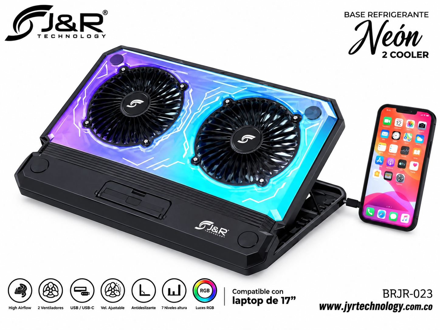 BASE REFRIGERANTE NEON 2 COOLER  JYR