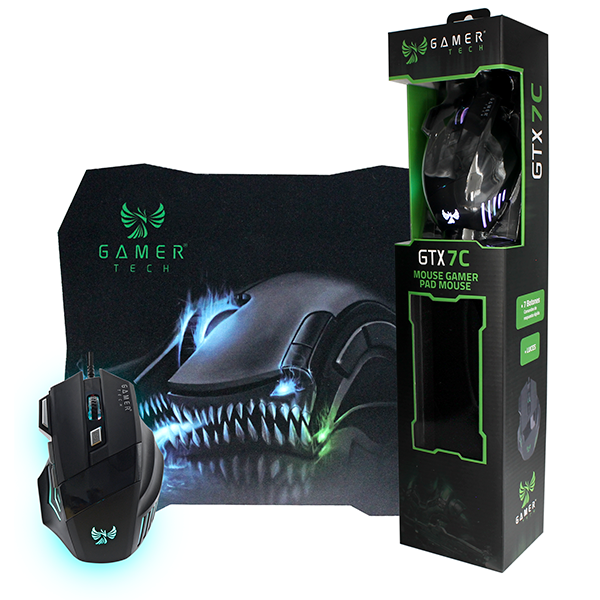 COMBO MOUSE Y PAD GAMER TECH 10954