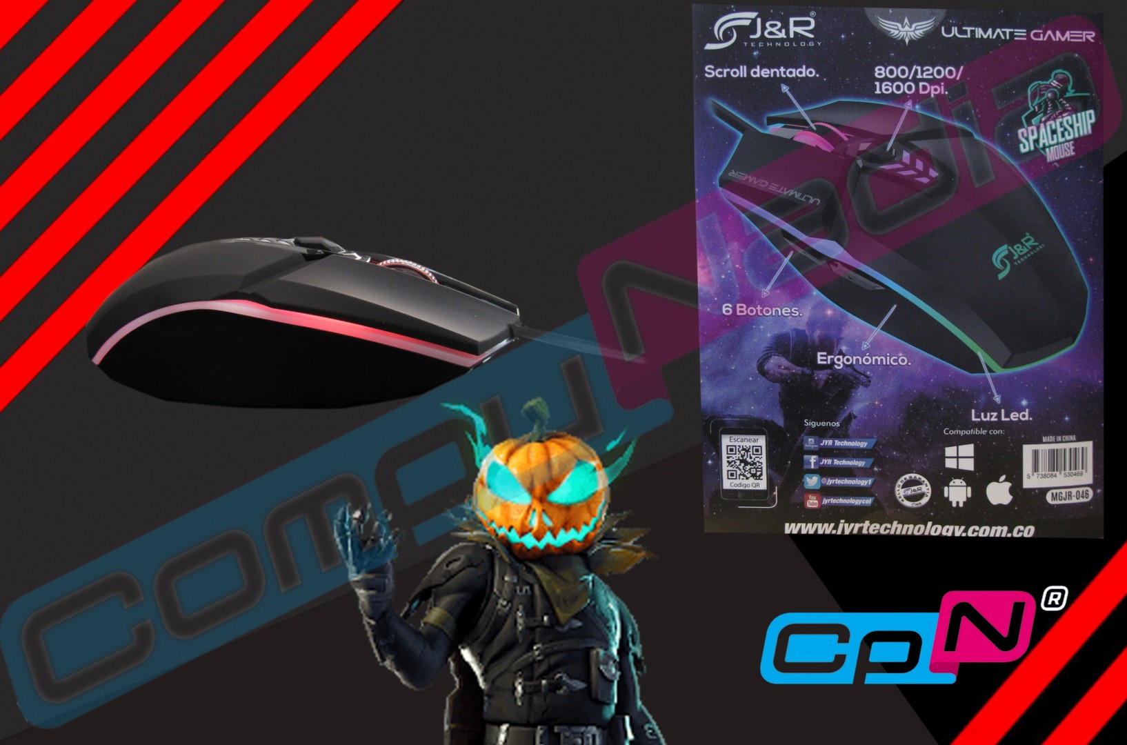 MOUSE GAMER MGJR-046 JYR