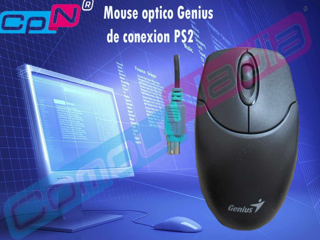 MOUSE ÓPTICO GENIUS NET NETCSROLL 120 PS2