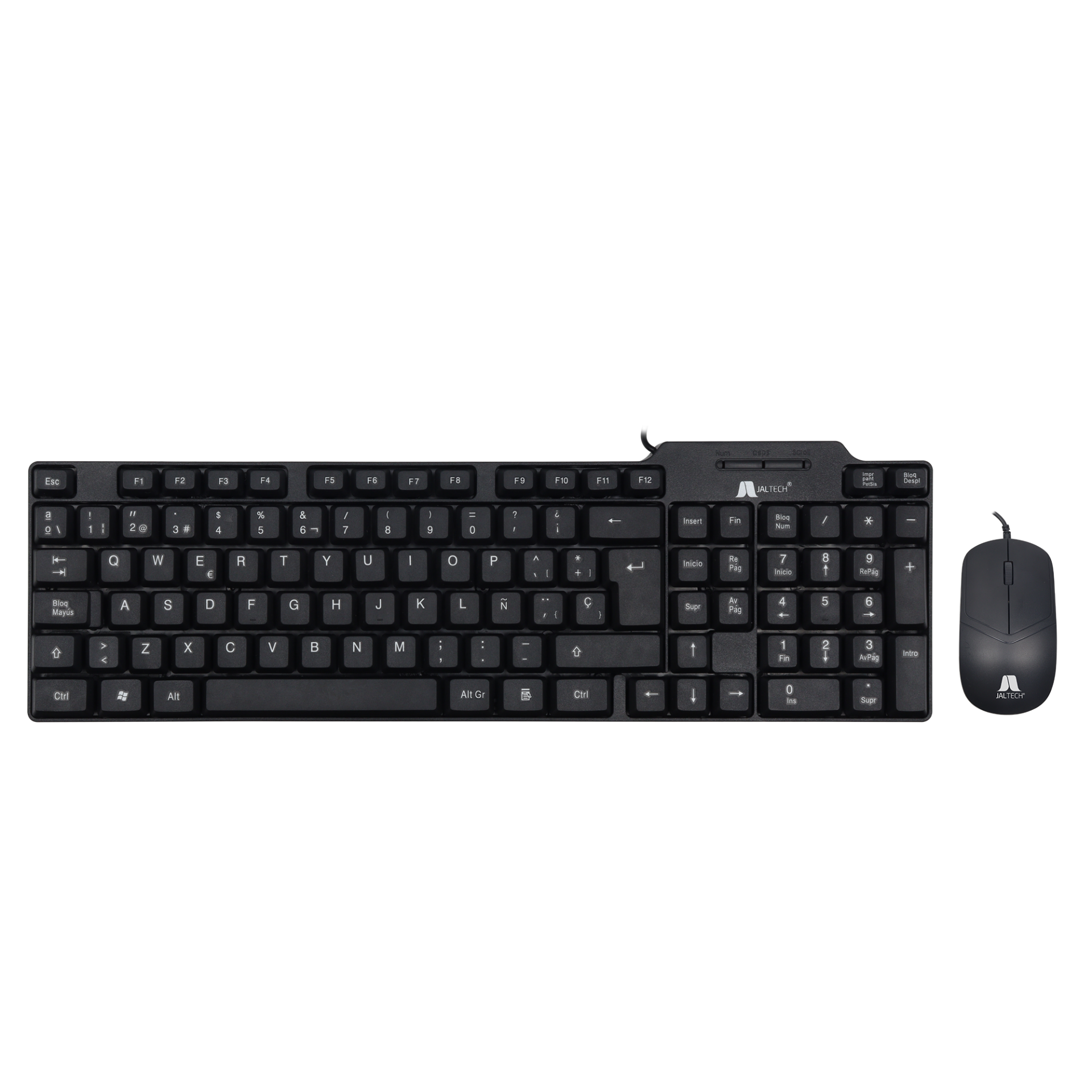 COMBO TECLADO Y MOUSE  LED A87 80000