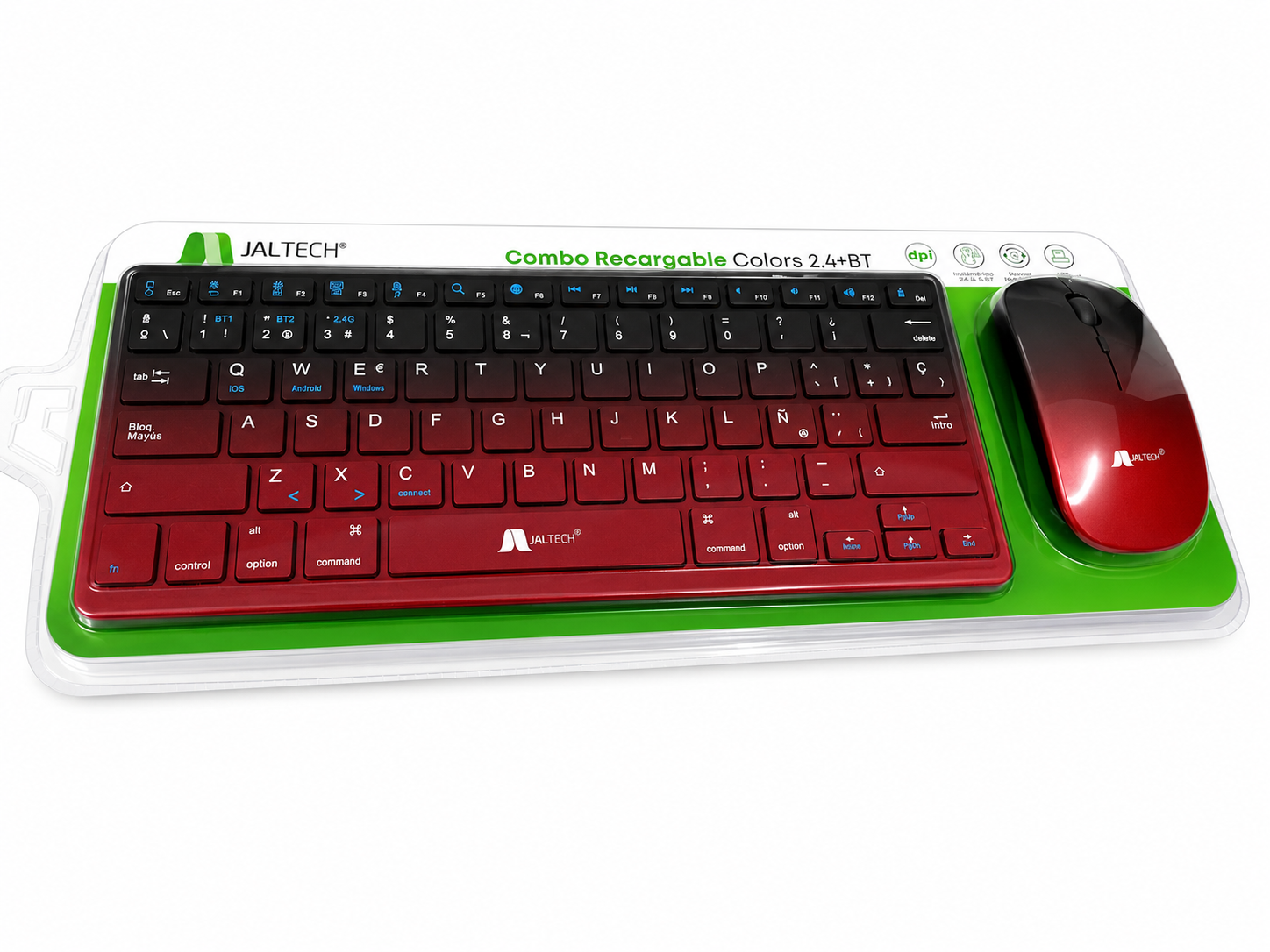 COMBO RECARGABLE COLORS 2.4 +BT 11555