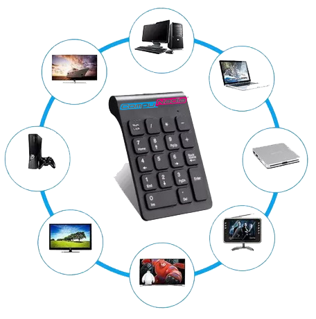 MINI TECLADO NUMERICO INALAMBRICO
