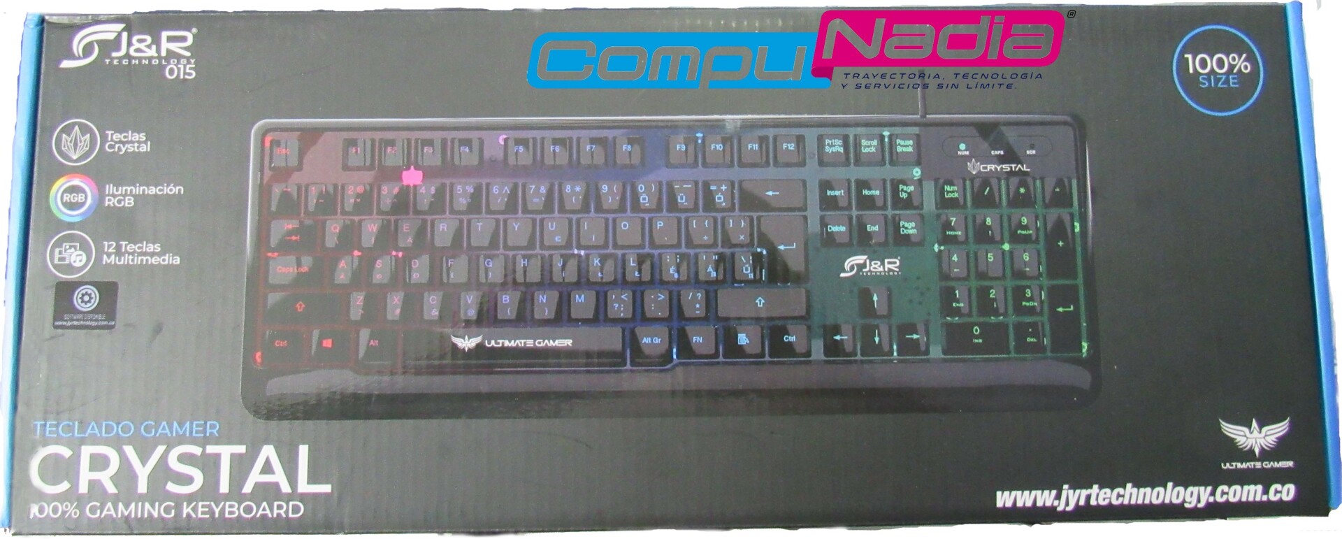 TECLADO GAMER CRYSTAL TGMJR-015 JYR