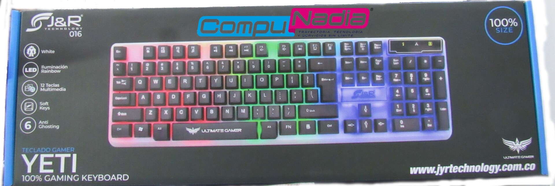 TECLADO GAMER YETI  016 JYR