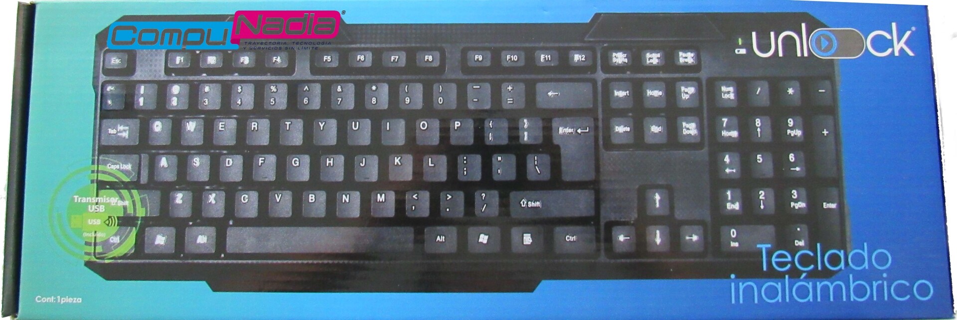 TECLADO INALAMBRICO UNLOCK TIN2N