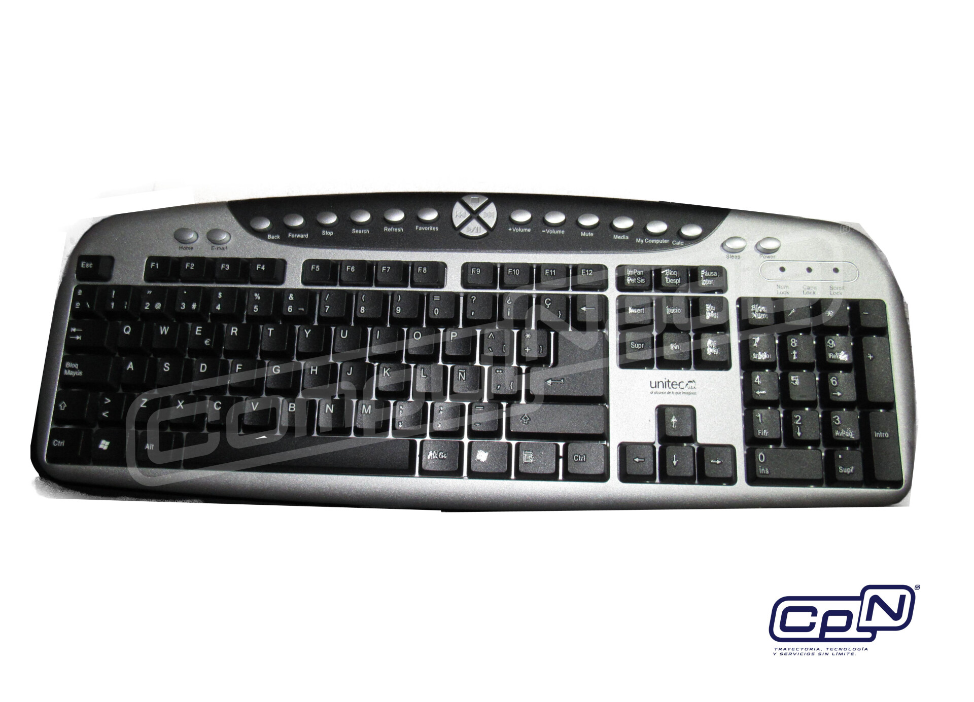 TECLADO MULTIMEDIA  PARA PC U-T-505 USB