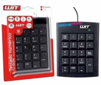 TECLADO NUMERICO TU-500N WIT