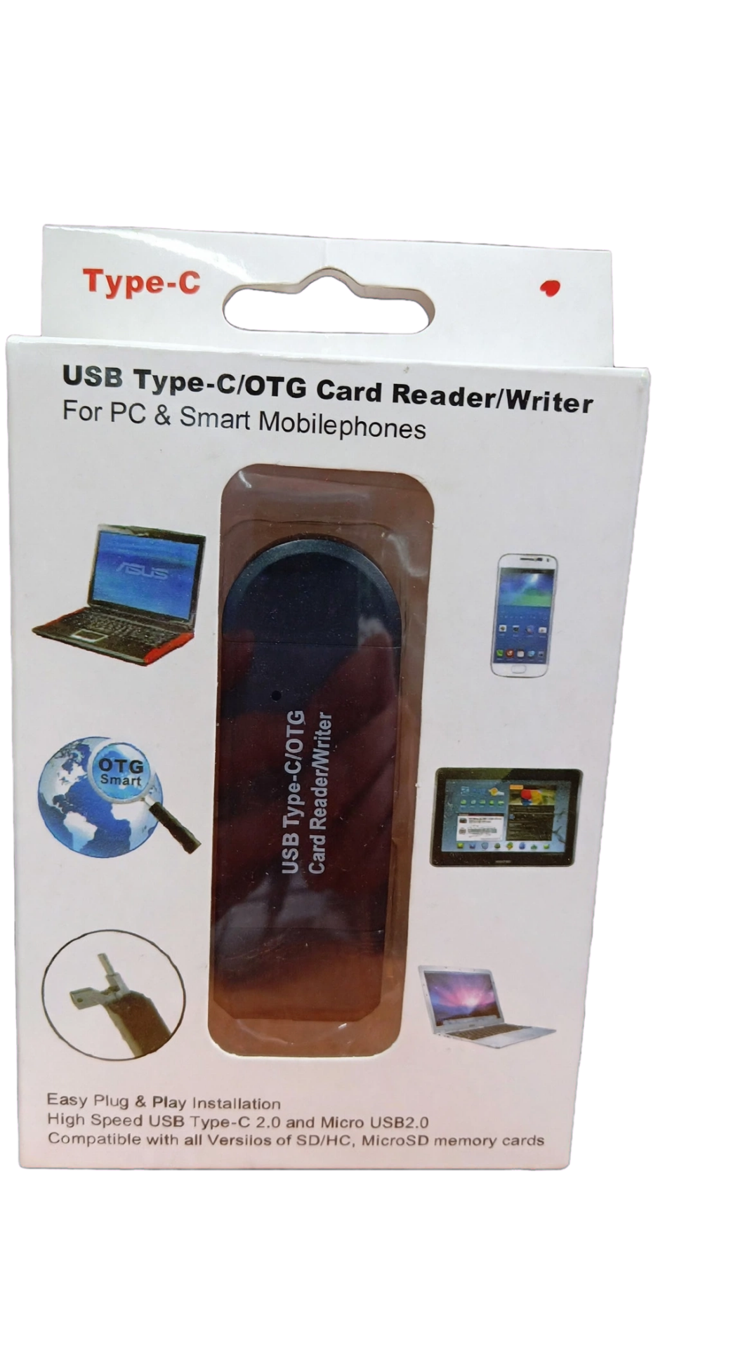 LECTOR USB TYPE C OTG CARD READER WRITER