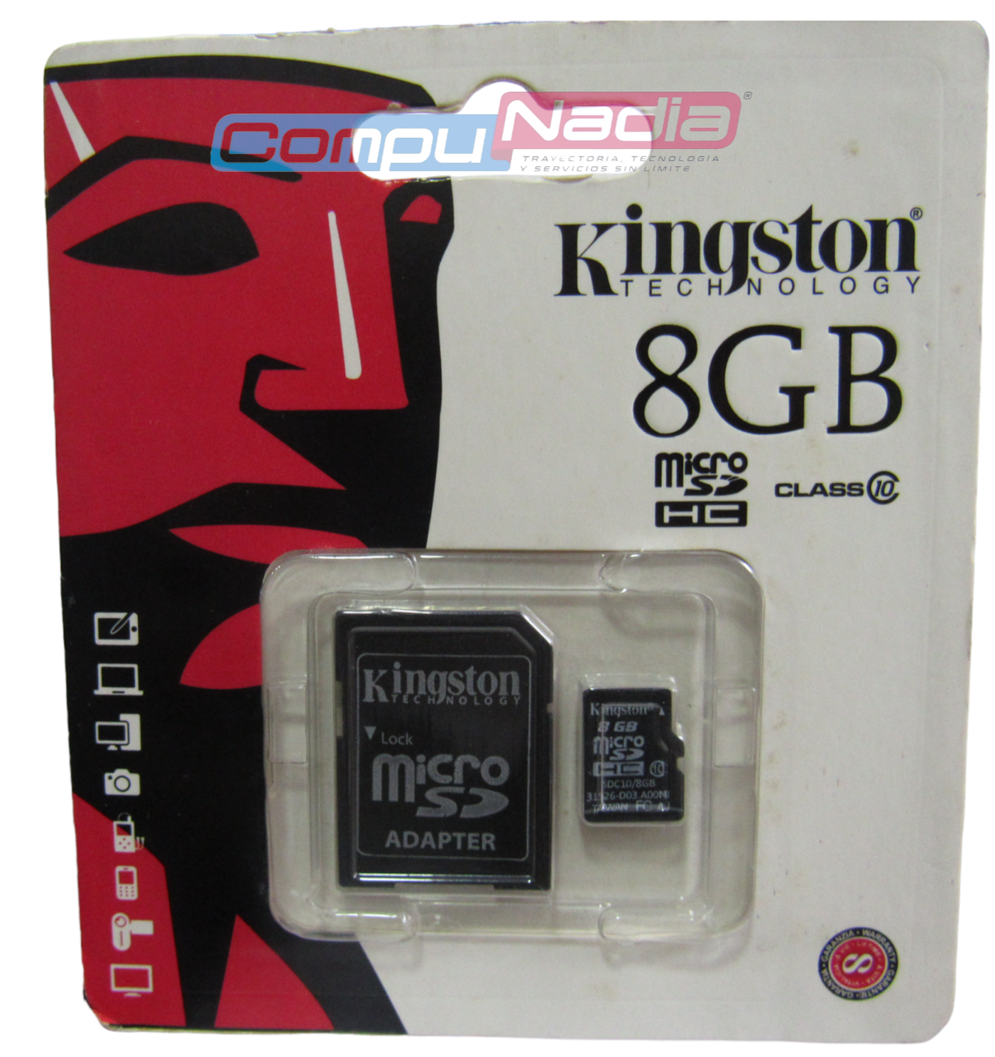 MICRO SD KINGSTON TECHNOLOGY 8GB
