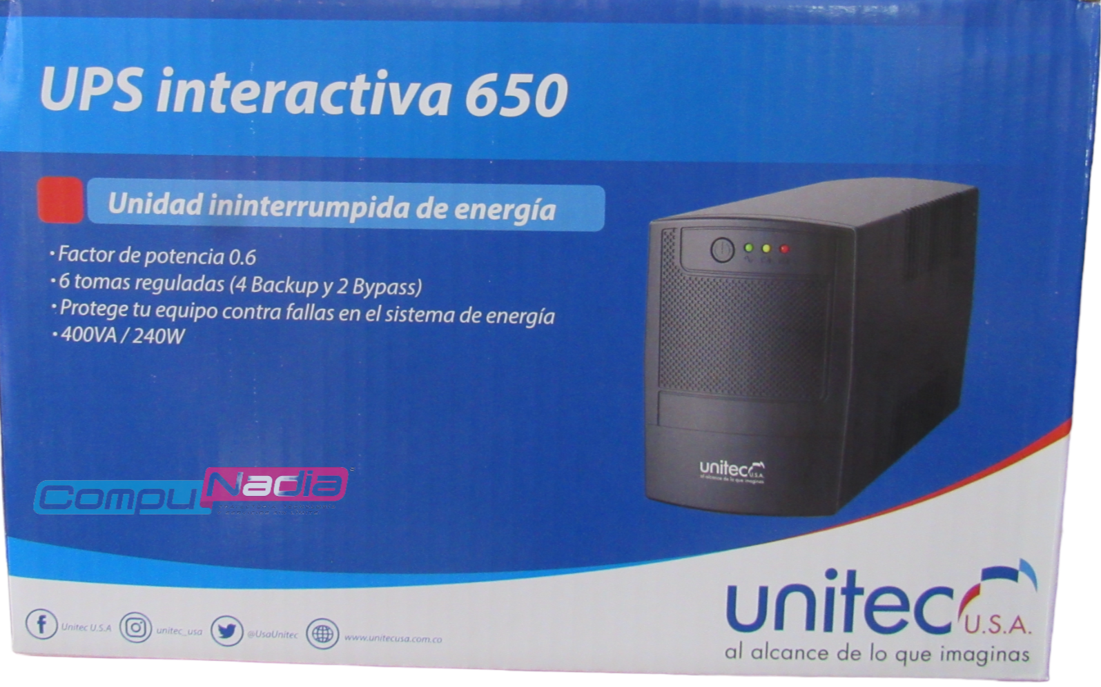 UPS INTERACTIVA 650 UNITEC