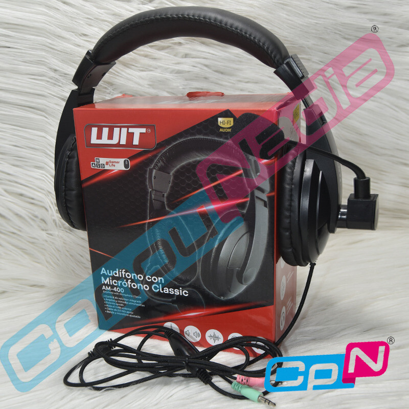 DIADEMA CON MICROFONO CLASSIC WIT AM 400