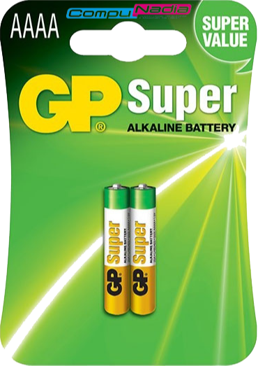 BATERIA ALCALINA GP SUPER GP25A-2U2 AAAA