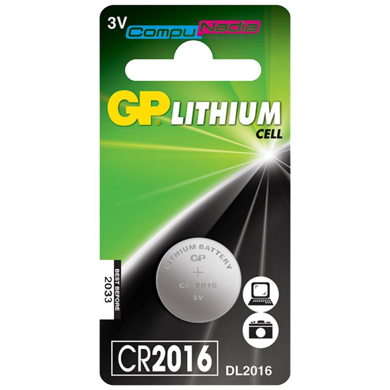 BATERIA DE LITIO GP CR2016-7C5 3V
