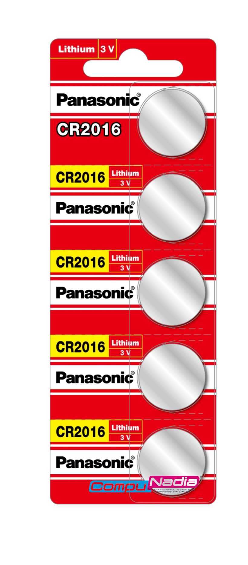 BATERIA DE LITIO PANASONIC CR2016PM-5B 3V