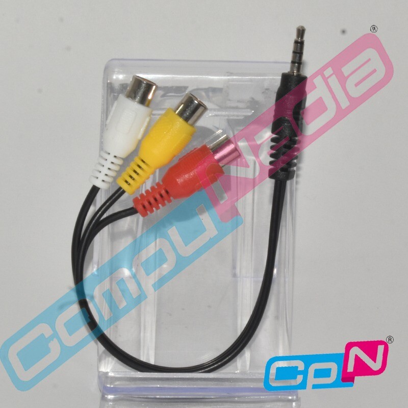 CONVERTIDOR DE 3.5 MACHO A 3 RCA HEMBRA