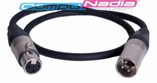 CABLE DE AUDIO XLR MACHO A HEMBRA TECNO
