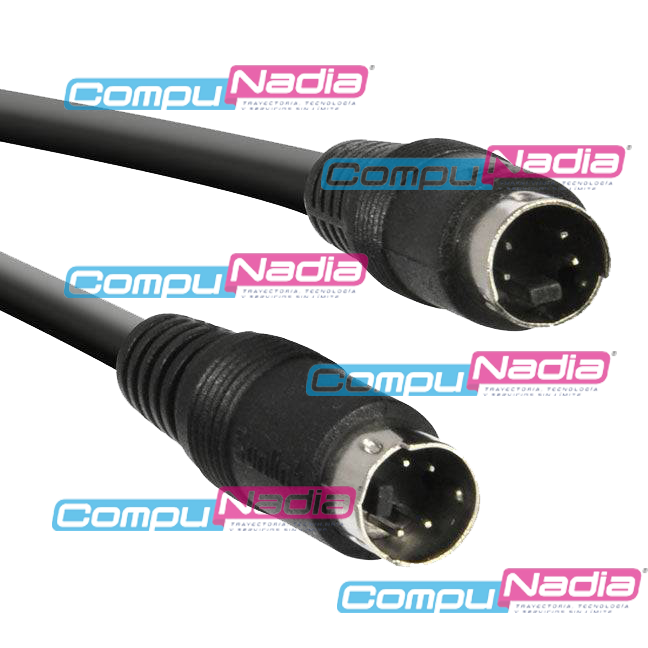 CABLE DE SUPER VIDEO A SUPER VIDEO DE 1.80 METROS