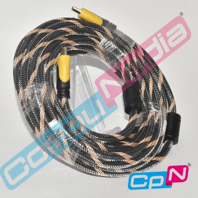 CABLE HDMI MALLA 1.4V 5 METROS CON FILTRO