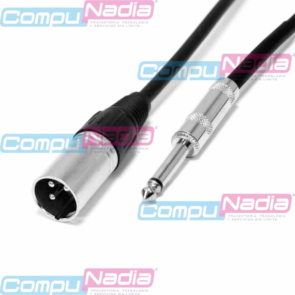 CABLE PLUG 3.5 MILIMETROS A 2 PULGADAS 1 CUARTO TS MONOFONICO DIGITAL MACHO