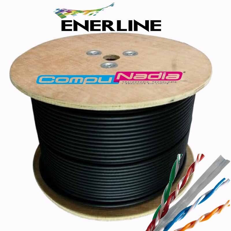 CABLE UTP CAT 6 EXTERIOR ENERLINE