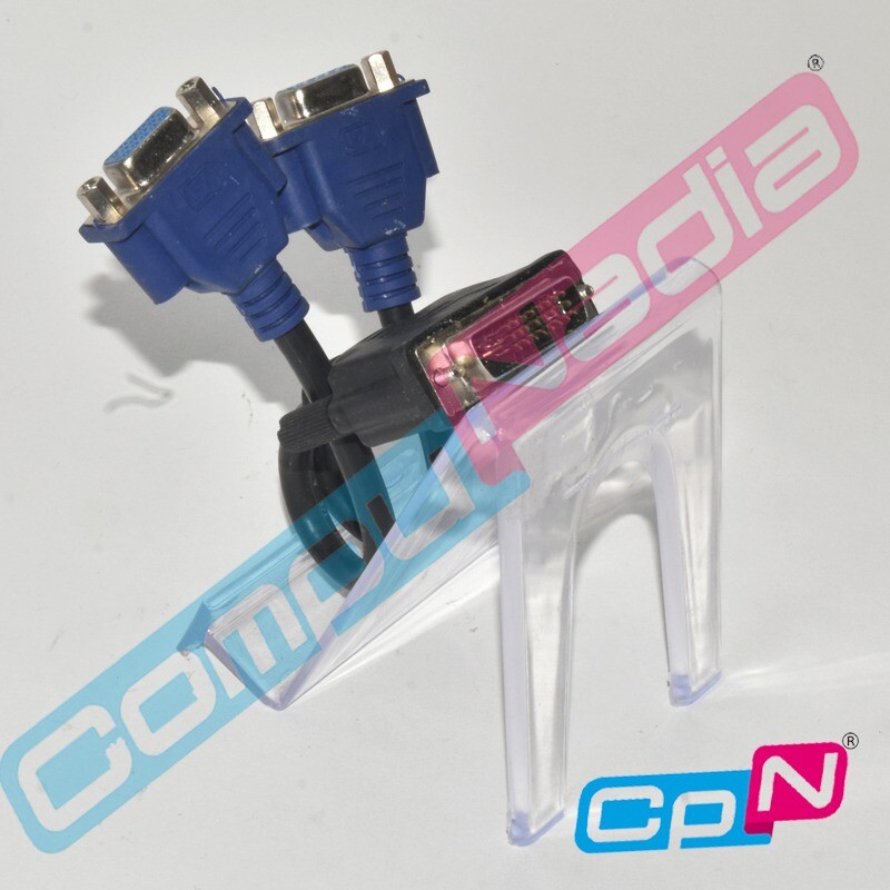 CABLE CONVERTIDOR DVI A DOBLE VGA