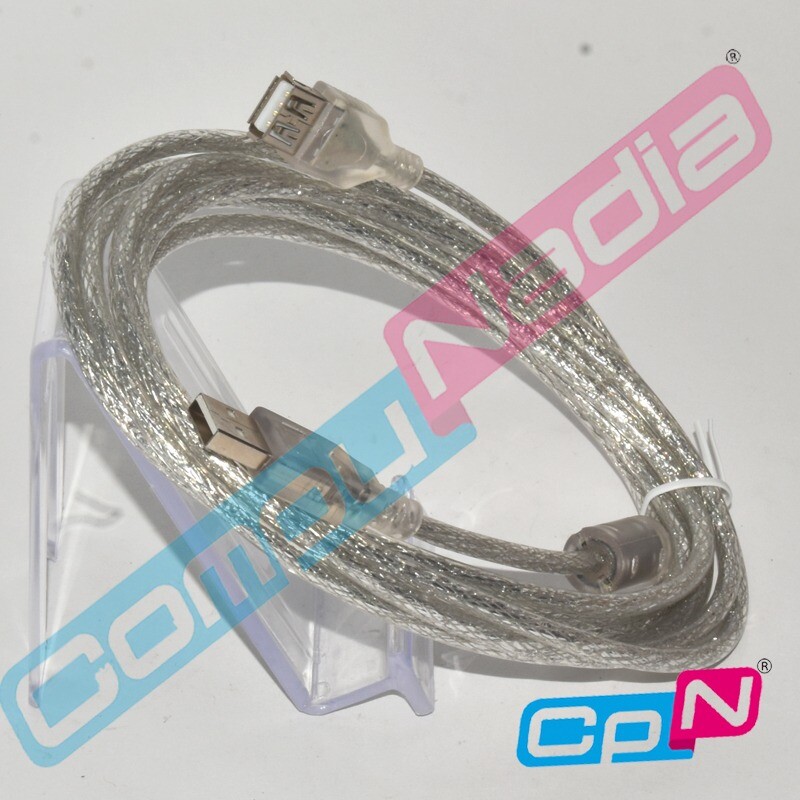 CABLE DE EXTENSION USB 2.0 BLINDADO CON FILTRO 3 METROS