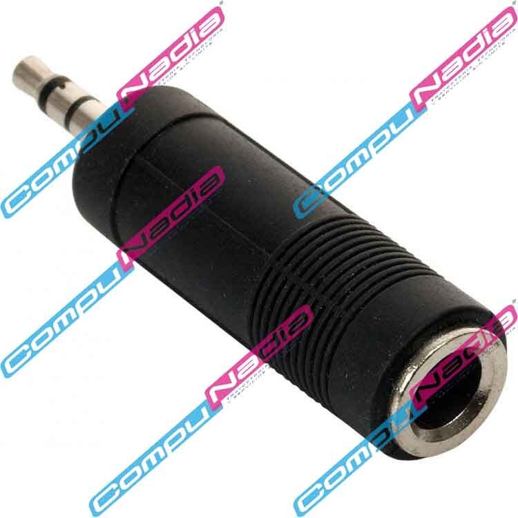 CONVERSOR PUG 3.5MM A JACK 6.3 MM ESTEREO