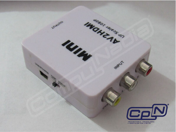 CAJA CONVERTIDORA  HDMI A 2AV