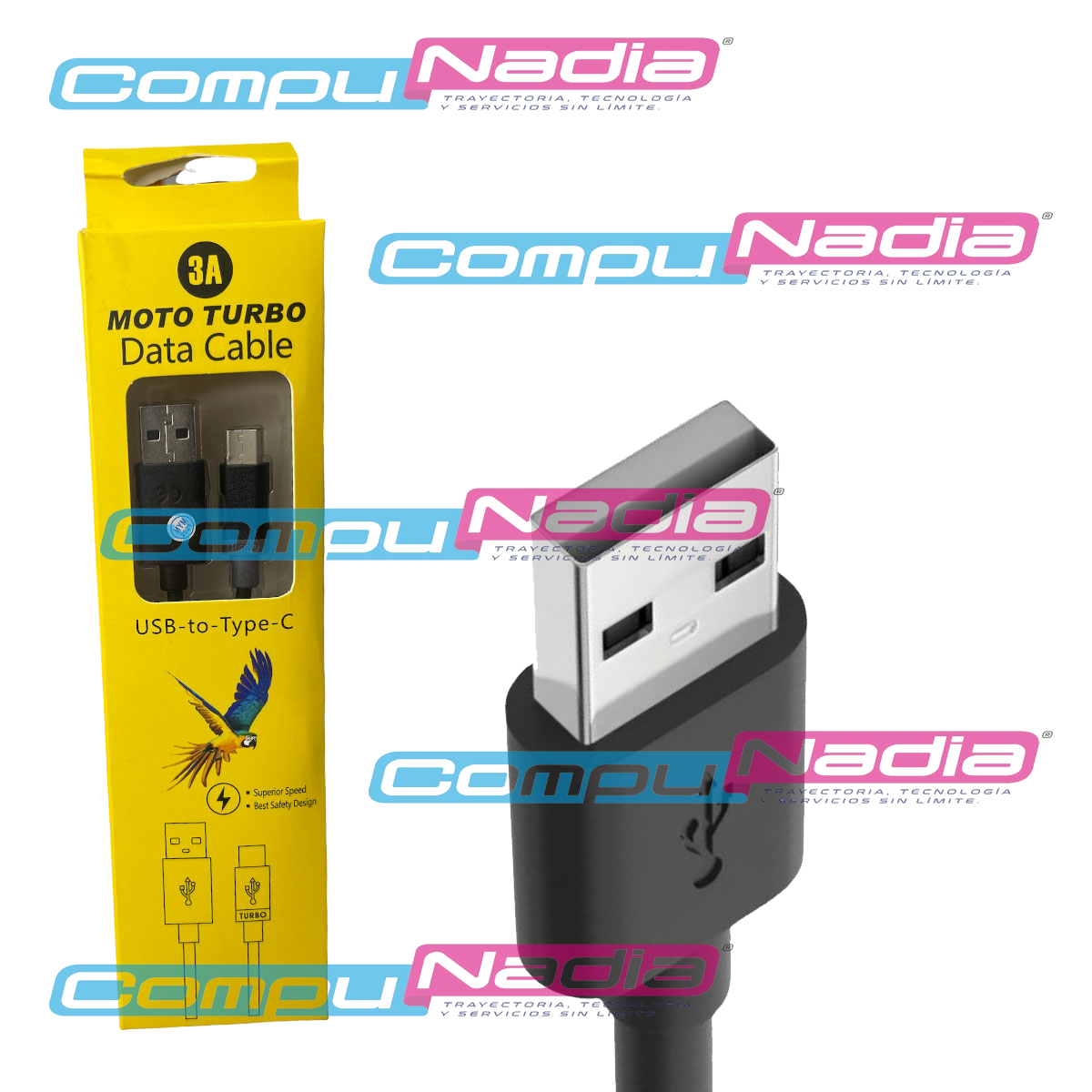 CABLE DE DATOS  MOTO TURBO 3A