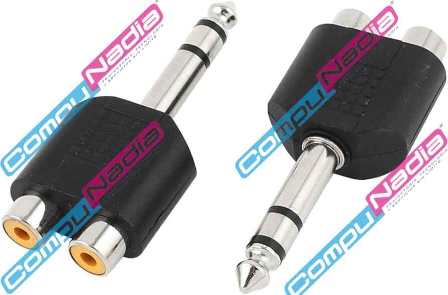 CONVERTIDOR DE AUDIO DE 6.5 A RCA DOBLE