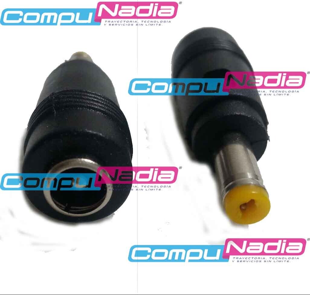CONVERTIDOR PLUG 5.5MM A 4.8MM PUNTA AMARILLA