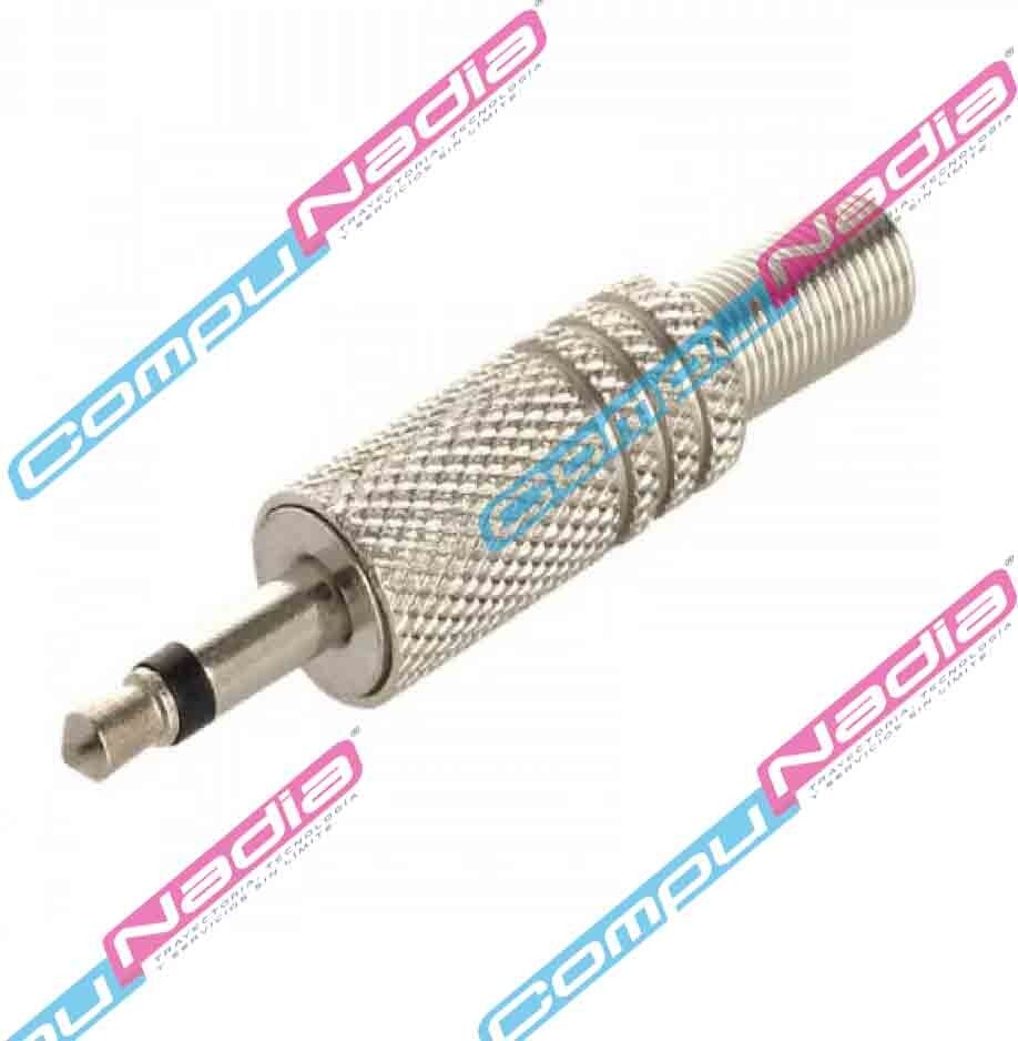 PLUG DE 3.5 MM MONO METALICO