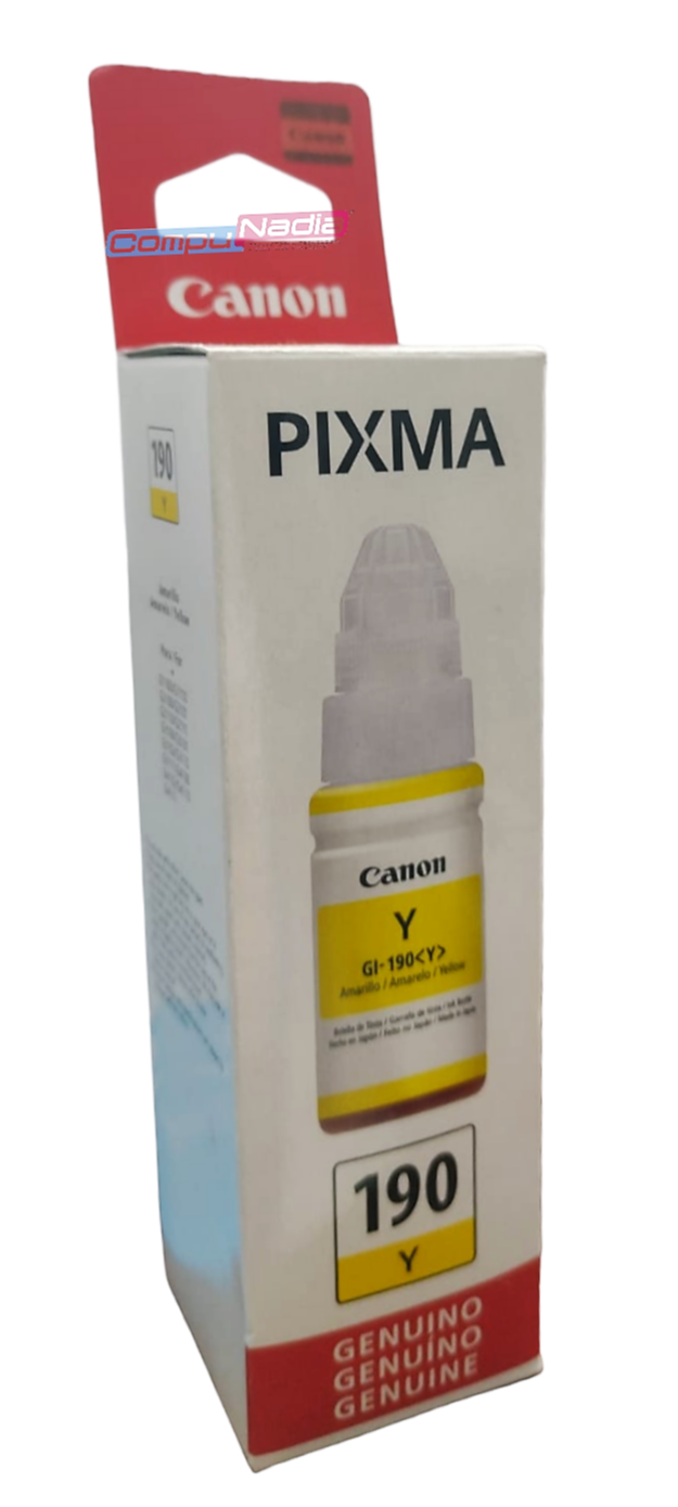 TINTA CANON AMARILLA ORIGINAL 190
