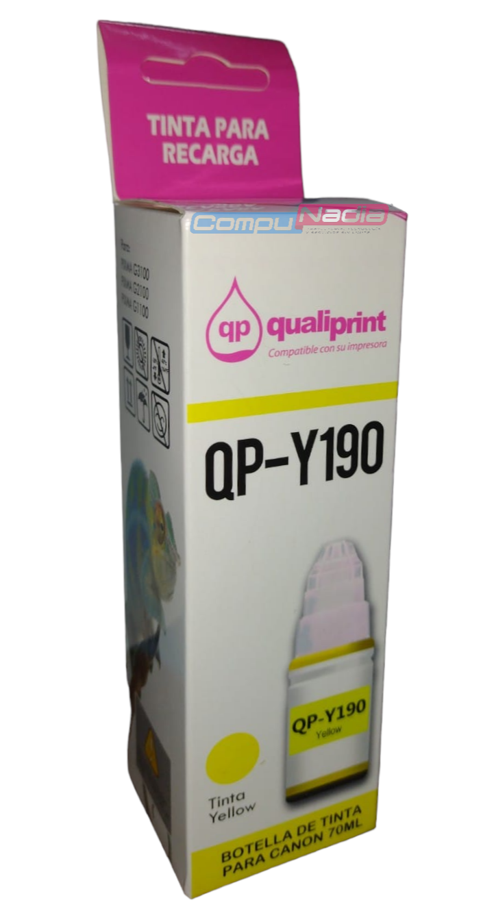 TINTA CANON AMARILLA Y190 GENERICA