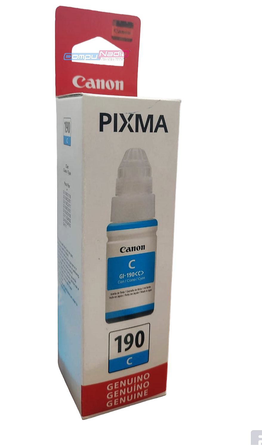 TINTA CANON AZUL ORIGINAL  190