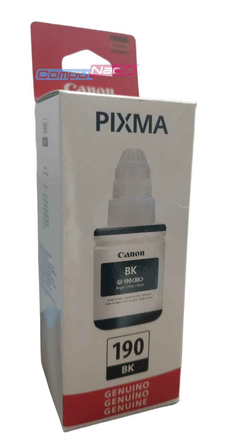 TINTA CANON NEGRA 190BK ORIGINAL