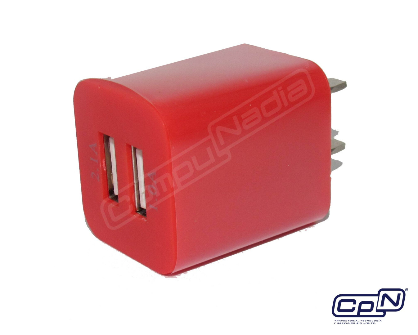 CABEZA DE CARGADOR CON 2 PUERTOS USB