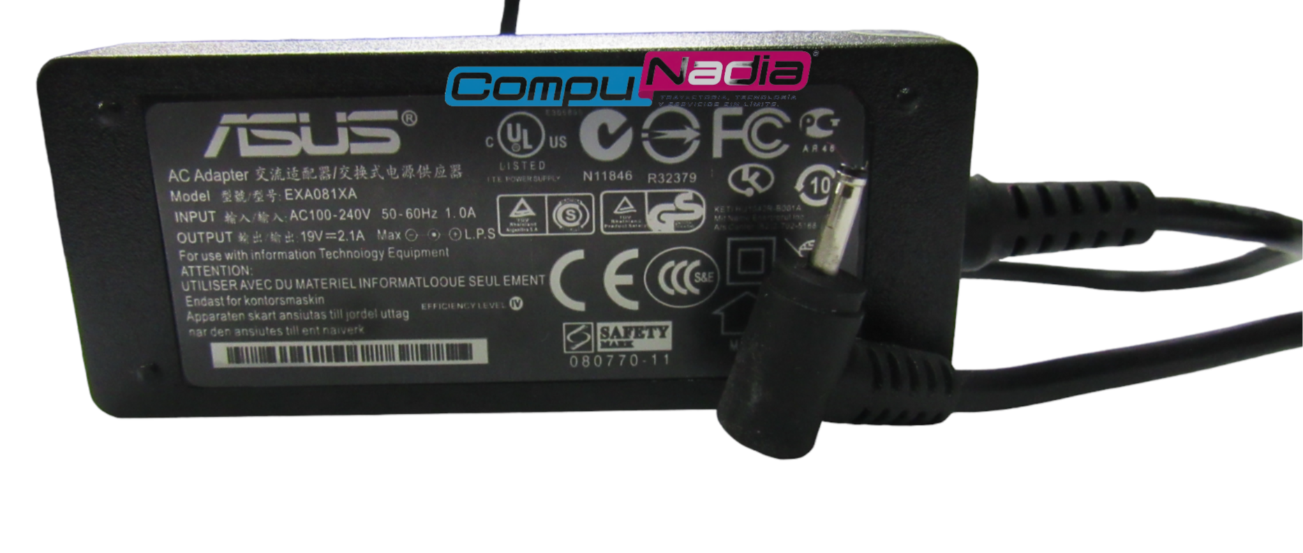 CARGADOR ASUS 19V 3.42A UNITEC