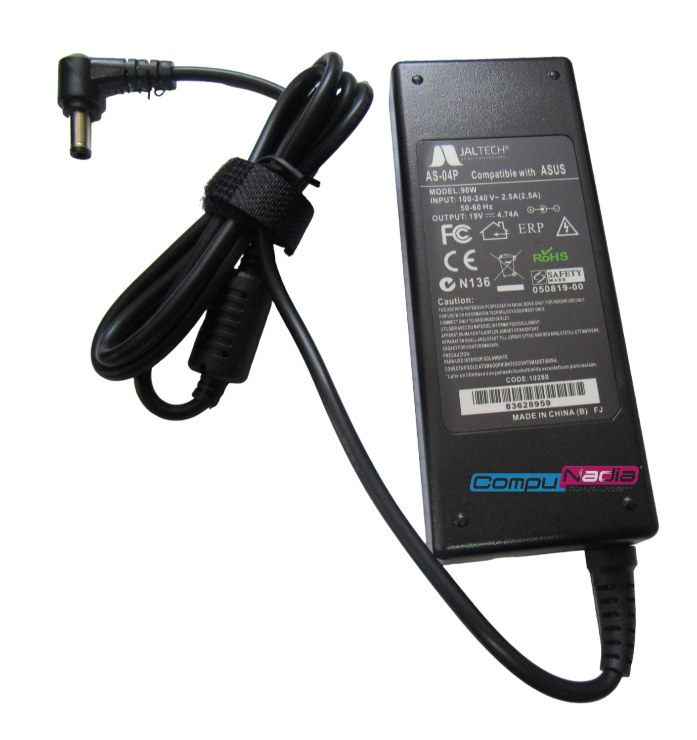 CARGADOR PARA PORTATIL ASUS 19V 4.74A PREM JALTECH