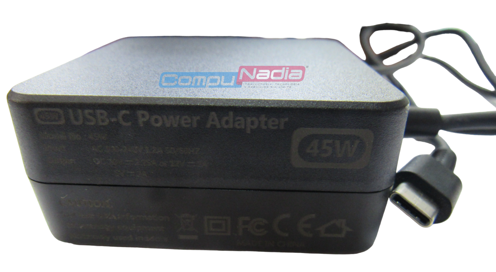 CARGADOR PARA PORTATIL TIPO C TY-03P 12V 2A -  45W DC PREMJALTECH