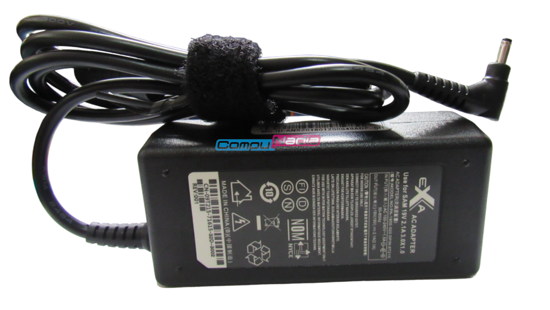 CARGADOR PARA PORTATIL SAMSUNG  19V 2.1A EXA