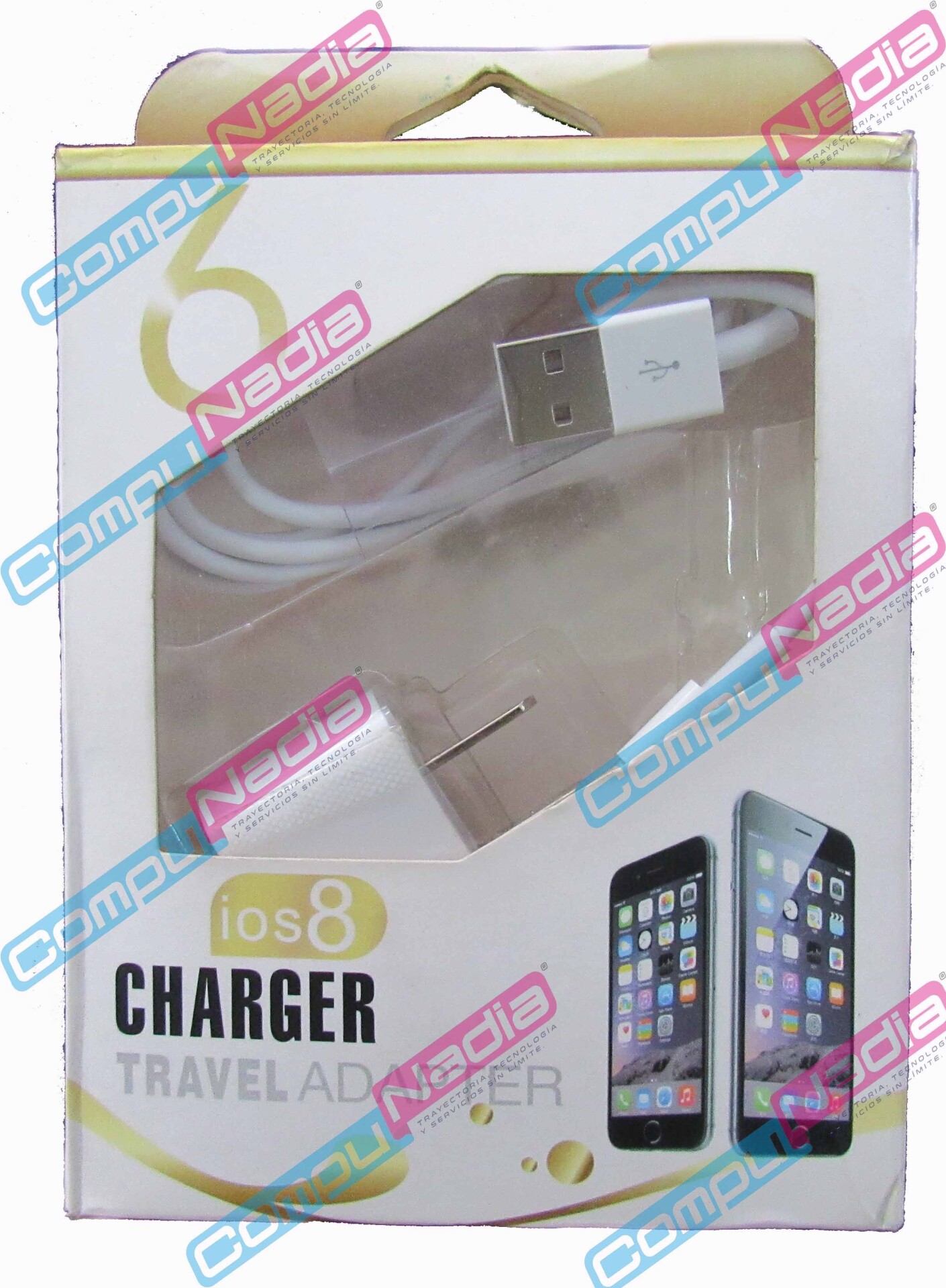 CARGADOR PARA IPHONE IOS8