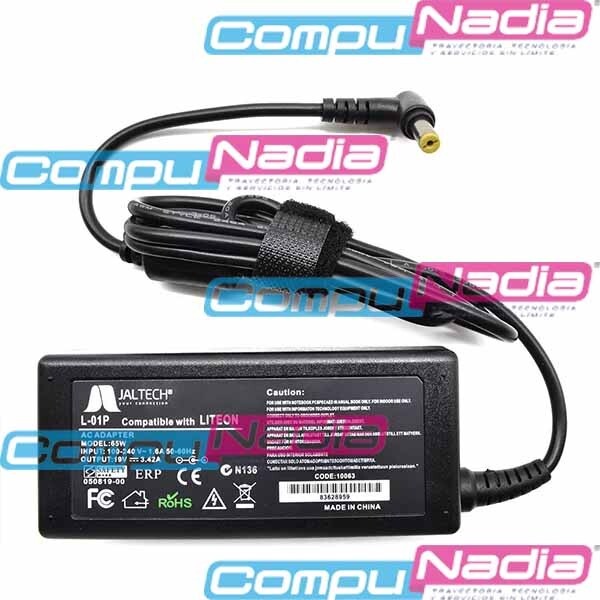 CARGADOR PARA PORTATIL LENOVO L-01P 19V 3.42A PREMIUM JALTECH