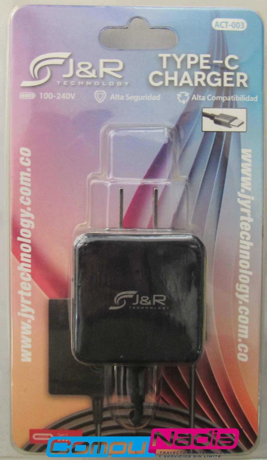 CARGADOR PARA PORTATIL TIPO C  JYR