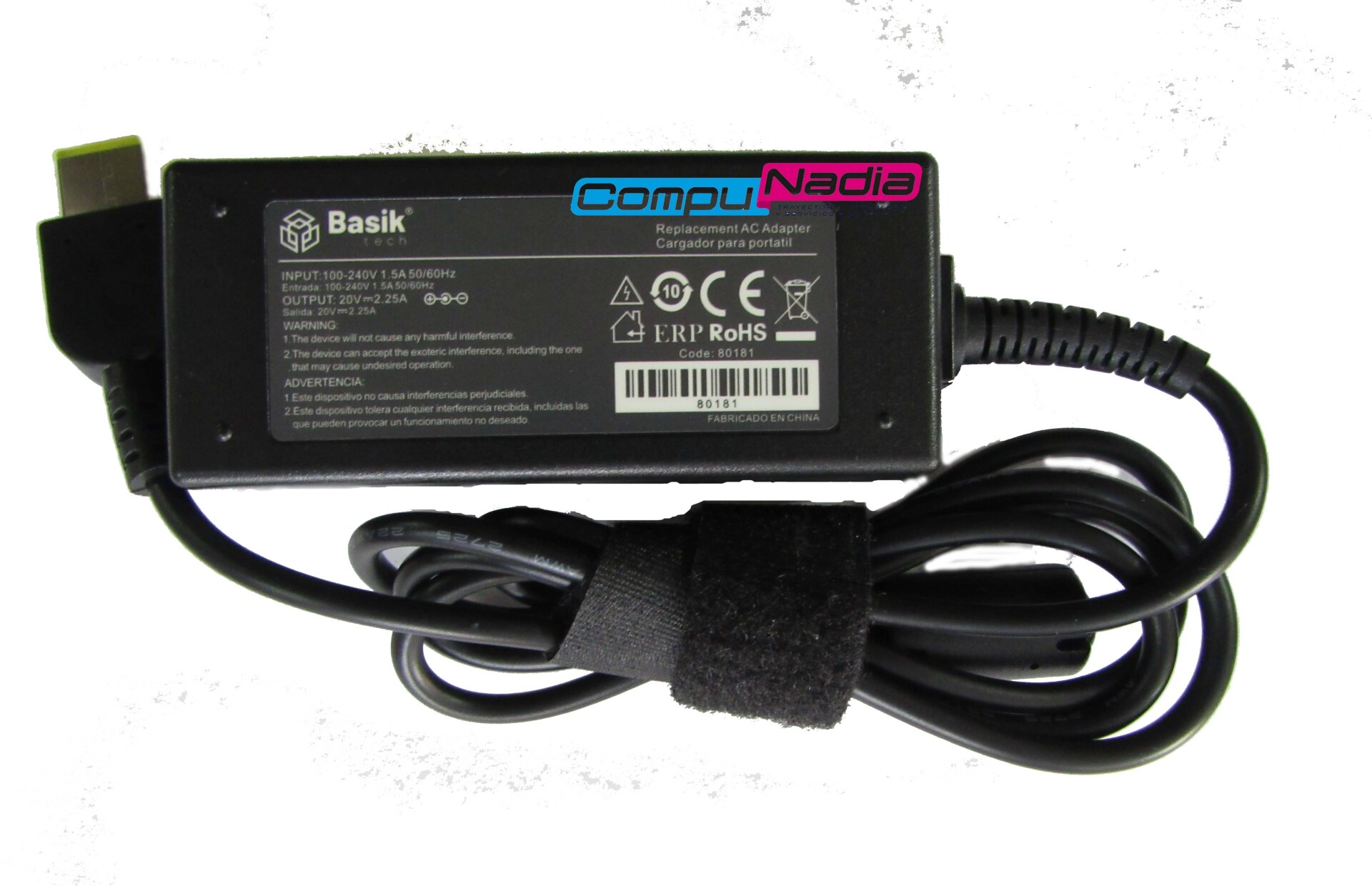 CARGADOR PARA PORTATIL  ASUS BSK-LEN02 BASIK 20V