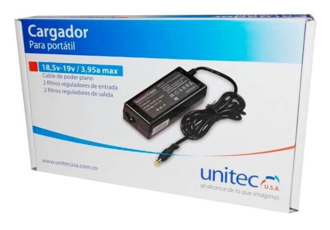 CARGADOR PARA PORTATIL LENOVO 19V 3.42A UNITEC