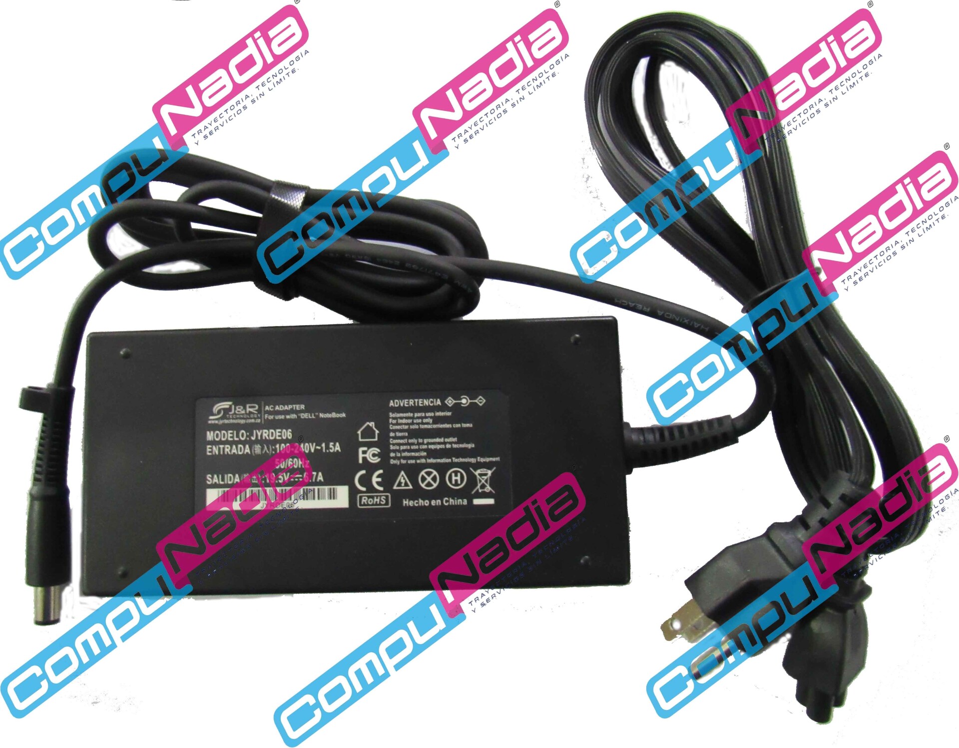 CARGADOR SLIM DE PORTATIL DELL JYRDE06 GAMER 19.5V 6.7A