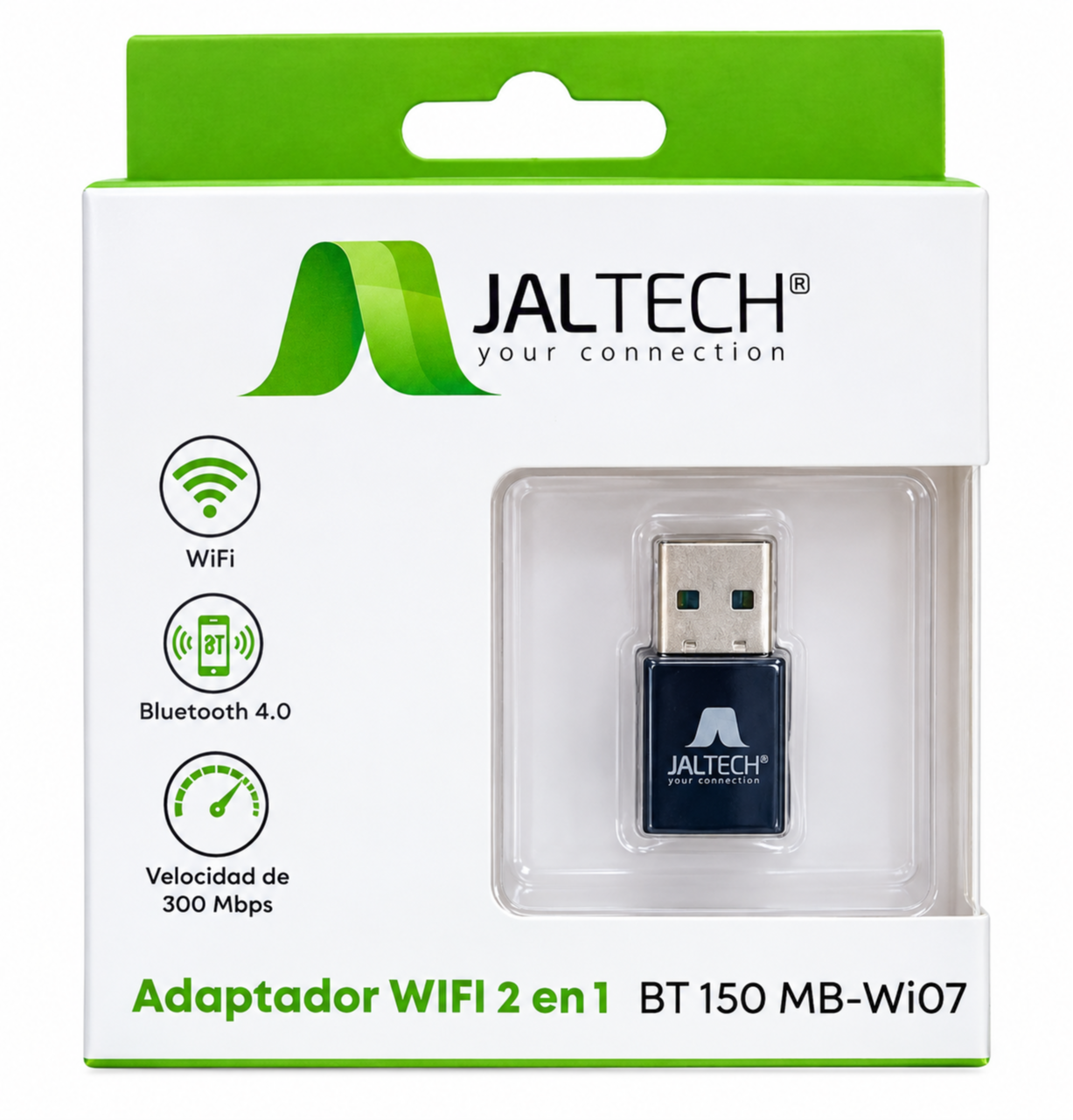 ADAPTADOR WIFI 2 EN 1 BT 150 MB - 107