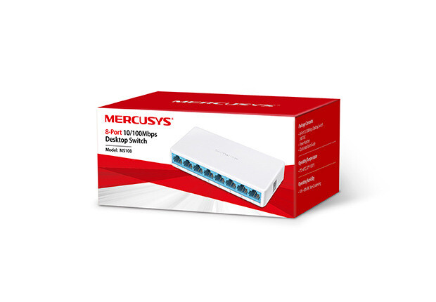SWICHE DE 8 PUERTOS 10 100Mbps MERCUSYS